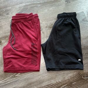 (2) Athletic Shorts Hurley and Russell
